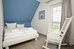 Schlafzimmer - Morgenrot: Terr.,Garten,Meerblick - Top-Hundeurlaub