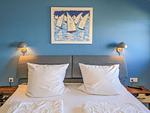 Schlafzimmer - Morgenrot: Terr.,Garten,Meerblick - Top-Hundeurlaub