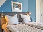 Schlafzimmer - Morgenrot: Terr.,Garten,Meerblick - Top-Hundeurlaub