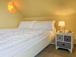 Schlafzimmer - Morgenrot: Terr.,Garten,Meerblick - Top-Hundeurlaub