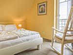 Schlafzimmer - Morgenrot: Terr.,Garten,Meerblick - Top-Hundeurlaub
