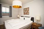 Schlafzimmer - FeWo2: Terrasse, Sauna, Schwimmbad - Top-Hundeurlaub