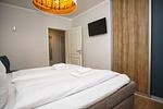 Schlafzimmer - FeWo2: Terrasse, Sauna, Schwimmbad - Top-Hundeurlaub