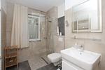 Badezimmer - FeWo09:Strand,Terr.,Pool,Sauna - Top-Hundeurlaub