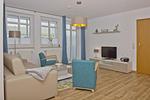 Wohnzimmer - FeWo 07: Balkon, Sauna, Schwimmbad - Top-Hundeurlaub