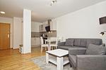 Wohnzimmer - FeWo13: Balkon - Top-Hundeurlaub