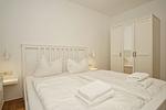 Schlafzimmer - FeWo13: Balkon - Top-Hundeurlaub