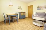 Wohnzimmer - FeWo 08: Balkon, Sauna, Schwimmbad - Top-Hundeurlaub