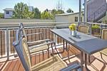 Balkon - FeWo02: Balkon, Sauna, Schwimmbad - Top-Hundeurlaub