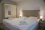 Schlafzimmer - FeWo02:Meerblick,Sauna,Schwimmbad - Top-Hundeurlaub