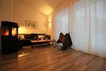 Wohnzimmer - Haus: Strand,Sauna,Pool,Garten,Meerblick - Top-Hundeurlaub