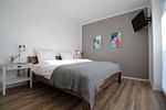 Schlafzimmer - Haus: Strand,Sauna,Pool,Garten,Meerblick - Top-Hundeurlaub