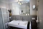 Badezimmer - Haus: Strand,Sauna,Pool,Garten,Meerblick - Top-Hundeurlaub