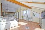 Wohnzimmer - FeWo 09:Balkon,Meerblick,Sauna,Schwimmbad - Top-Hundeurlaub