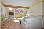 Wohnzimmer - FeWo 09:Balkon,Meerblick,Sauna,Schwimmbad - Top-Hundeurlaub