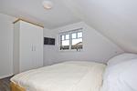 Schlafzimmer - FeWoOG: Balkon, Meerblick - Top-Hundeurlaub