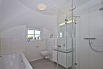 Badezimmer - FeWoOG: Balkon, Meerblick - Top-Hundeurlaub