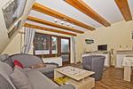 Wohnzimmer - Haus: strandnah, Terrasse, Garten - Top-Hundeurlaub