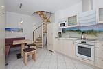 Küche / Küchenzeile - FeWo04: strandnah,Balkon+Terr. - Top-Hundeurlaub