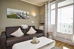 Wohnzimmer - FW25:Balkon,Meerblick,Sauna,Schwimmbad - Top-Hundeurlaub