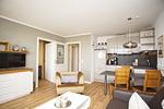 Wohnzimmer - FW25:Balkon,Meerblick,Sauna,Schwimmbad - Top-Hundeurlaub