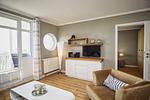 Wohnzimmer - FW25:Balkon,Meerblick,Sauna,Schwimmbad - Top-Hundeurlaub
