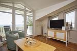 Wohnzimmer - FW29:Balkon,Meerblick,Sauna,Schwimmbad - Top-Hundeurlaub