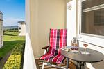 Balkon - FeWo45: Balkon, Sauna, Schwimmbad - Top-Hundeurlaub