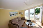 Wohnzimmer - FW60:Balkon,Meerblick,Sauna,Schwimmbad - Top-Hundeurlaub