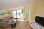 Wohnzimmer - FW60:Balkon,Meerblick,Sauna,Schwimmbad - Top-Hundeurlaub