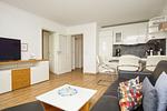 Wohnzimmer - FeWo11: Terrasse, Sauna, Schwimmbad - Top-Hundeurlaub
