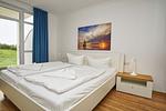 Schlafzimmer - FeWo11: Terrasse, Sauna, Schwimmbad - Top-Hundeurlaub