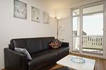 Wohnzimmer - FW14:Balkon,Meerblick,Sauna,Schwimmbad - Top-Hundeurlaub