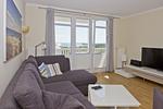 Wohnzimmer - FW24:Balkon,Meerblick,Sauna,Schwimmbad - Top-Hundeurlaub
