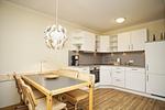 Küche / Küchenzeile - FeWo19: Terrasse, Sauna, Schwimmbad - Top-Hundeurlaub