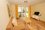 Wohnzimmer - FW23:Balkon,Meerblick,Sauna,Schwimmbad - Top-Hundeurlaub