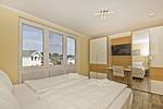 Schlafzimmer - FW65:Balkon,Meerblick,Sauna,Schwimmbad - Top-Hundeurlaub