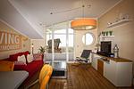 Wohnzimmer - FW40:Balkon,Meerblick,Sauna,Schwimmbad - Top-Hundeurlaub