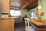 Küche / Küchenzeile - FeWo: Terrasse, Gartennutzung - Top-Hundeurlaub