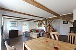 Wohnzimmer - FeWo: Terrasse, Gartennutzung - Top-Hundeurlaub