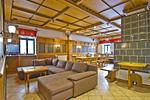 Wohnzimmer - Haus: Terrasse, für Gruppen bis zu 16 Personen geeignet - Top-Hundeurlaub