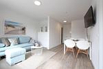 Wohnzimmer - Kirchweg 9a Meerzeit EG - Top-Hundeurlaub