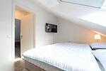 Schlafzimmer - Kirchweg 9a Meerzeit OG links - Top-Hundeurlaub