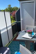 Balkon - Kirchweg 9a Meerzeit OG links - Top-Hundeurlaub