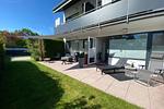 Terrasse - Kirchweg 9a Meerzeit OG links - Top-Hundeurlaub