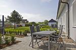 Terrasse - FeWo 04 MEERsalz: Terrasse - Top-Hundeurlaub