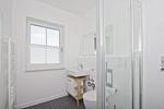 Badezimmer - FeWo 04 MEERsalz: Terrasse - Top-Hundeurlaub