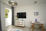 Wohnzimmer - FeWo 07 MEERstille: Terrasse - Top-Hundeurlaub