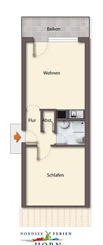 Grundriss - Meeresruhe - Top-Hundeurlaub