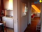 Küche / Küchenzeile - Ferienwohnung Strandläufer - Top-Hundeurlaub